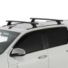 Rhino-Rack Toyota Hilux 4dr Ute Double Cab 10/15 On Vortex RCH Trackmount Black 2 Bar Roof Rack - Image 2