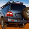 ARB Rear Bar and Accessible Carrier Landcruiser 100 - Image 3
