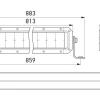 Hella Black Magic Tough Light Bar - 30" Double Row Light Bar - Image 4