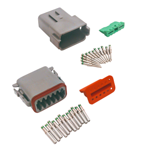 Deutsch DT 12-Way Connector Kit with Solid Contacts