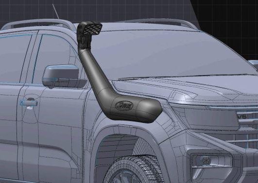 Safari V-Spec Snorkel to Suit Volkswagen Amarok 3.0L V6 Diesel 05/2022+ SS1420HF